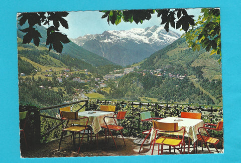 AK Badgastein mit Radhausbereg von der Terrasse des Cafe Gamskar.