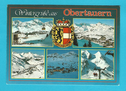 AK Wintergrüße aus Obertauern.