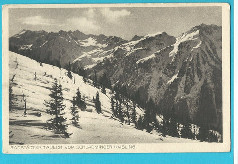 AK Radstädter Tauern vom Schladminger Kaibling (1914)