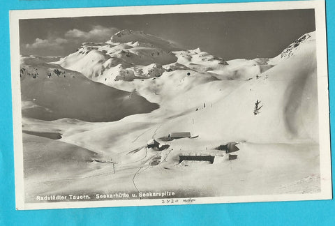 AK Radstädter Tauern. Seekarhütte u. Seekarspitze. (1929)