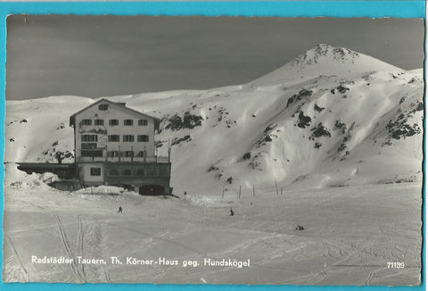 AK Radstädter Tauern. Theodor Körner Haus. (1961)