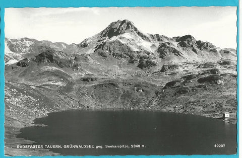 AK Radstädter Tauern. Grünwaldsee.