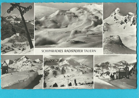 AK Schiparadies Radstädter Tauern. (1958)