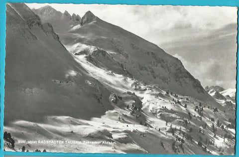AK Radstädter Tauern. Zehnerkar Abfahrt. (1956)