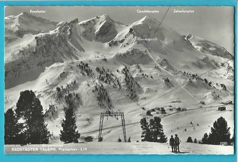 AK Radstädter Tauern. Plattenkar-Lift.