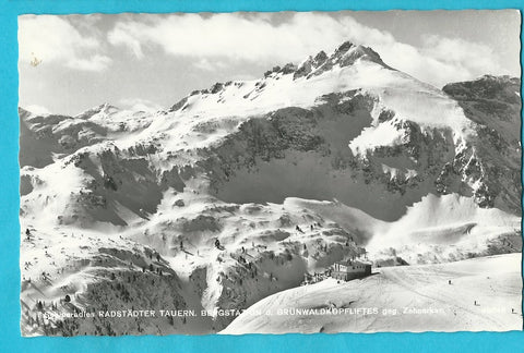AK Radstädter Tauern. Bergstation des Grünwaldkopfliftes. (1963)