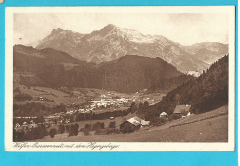 AK Werfen Eisriesenwelt mit dem Hagengebirge.