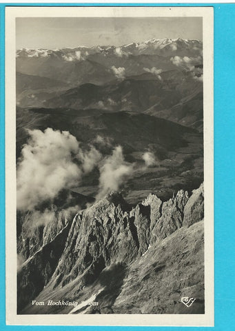 AK Vom Hochkönig. Birgkar gegen Hohe Tauern.