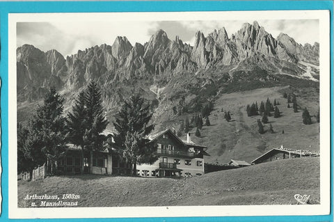 AK Arthurhaus und Mandlwand.