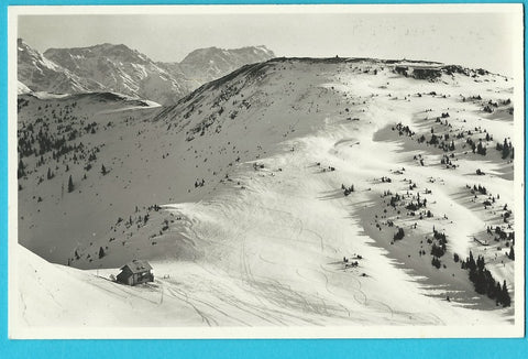 AK Schönleitenhütte mit Assitzkogel und Hochkönig. (1932)