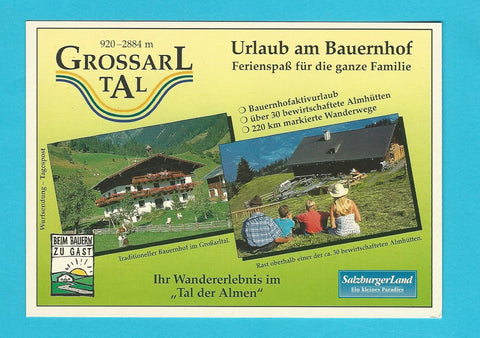 Werbe-AK Grossarltal.