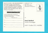 Werbe-AK Grossarl 272. Hotel Waldhof Familie Prommegger.