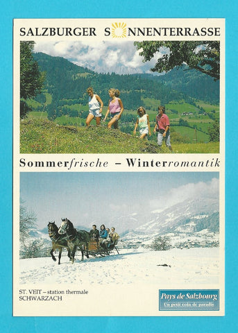 Werbe-AK St. Veit-Schwarzach.