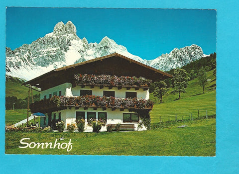 AK Filzmoos. Frühstückspension Sonnhof. Fam. Hofer.