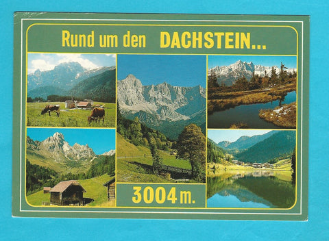 AK Rund um den Dachstein. Lammertal - Bischofsmütze. Dachstein Rossbrand Zauchensee.