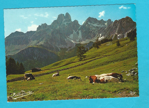 AK Almidyll auf der Sulzenalm mit Bischofsmütze.