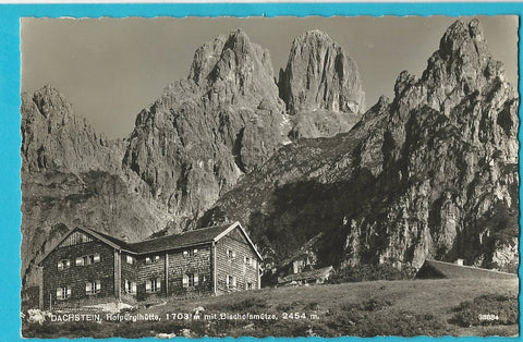 AK Dachstein. Hofpürglhütte mit Bischofsmütze.
