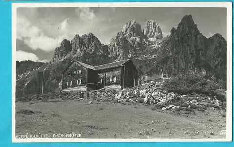 AK Hofpürgelhütte mit Bischofsmütze.