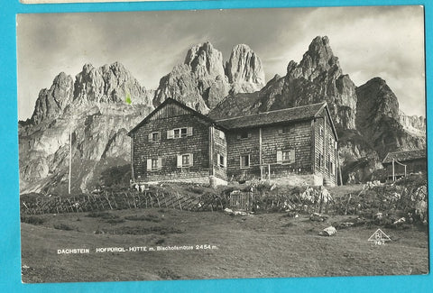 AK Dachstein. Hofpürgl-Hütte mit Bischofsmütze. (1930)