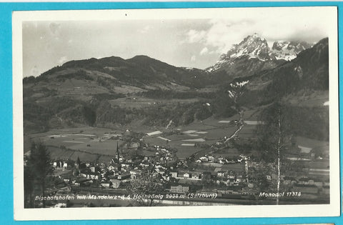 AK Bischofshofen mit Mandelwand & Hochkönig.