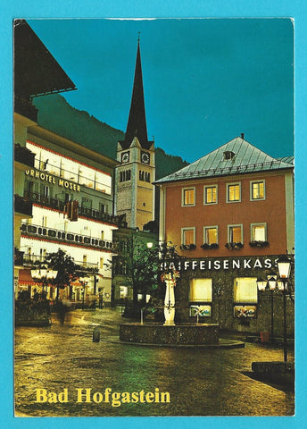 AK Bad Hofgastein. Kaiser-Franz-Platz.