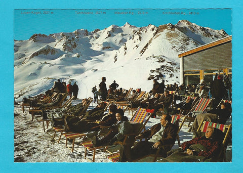 AK Sonnen-Terrasse auf der Bergstation Kleine Scharte. Bad Hofgastein.