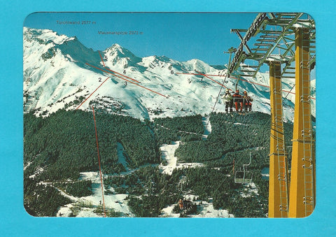 AK Bad Hofgastein. Schischaukel Angertal - Badgastein.