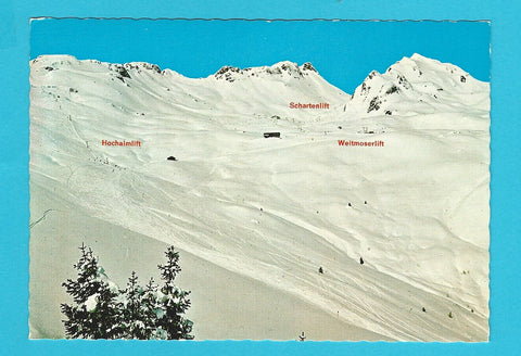 AK Bad Hofgastein. Skiparadies Schloßalm. Hamburger Skiheim.