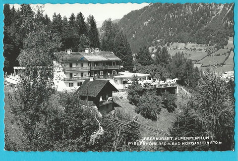 AK Bad Hofgastein. Restaurant Alpenpension Pyrkerhöhe.