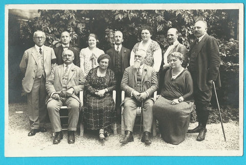 Foto-AK Gruppenfoto. Bad Hofgastein Juni 1925.