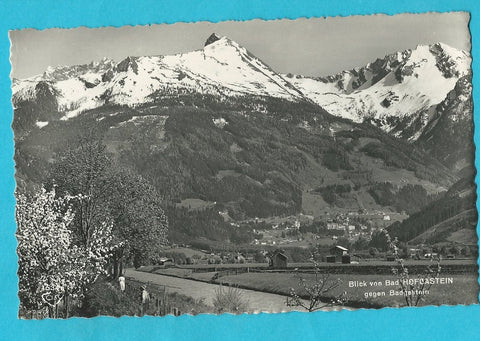 AK Blick von Bad Hofgastein gegen Badgastein.