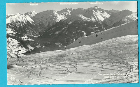 AK Bad Hofgastein. Skigebiet Schlossalm.