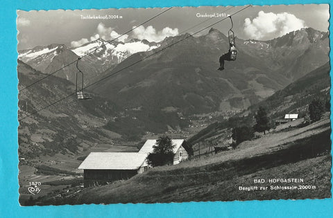 AK Bad Hofgastein. Berglift zur Schlossalm.