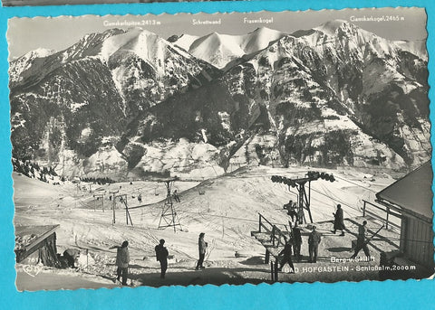 AK Bad Hofgastein. Berg- u. Skilift Schloßalm.