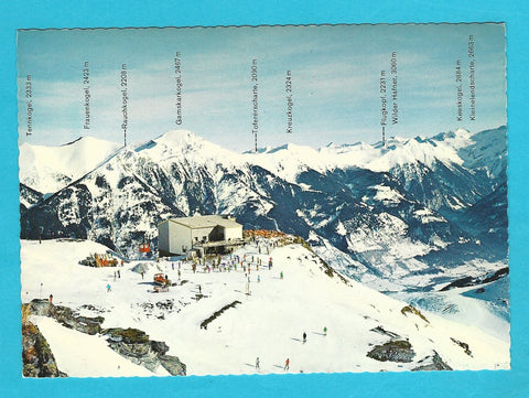 AK Bad Hofgastein. Seilbahn-Bergstation und Bergrestaurant Kleine Scharte.