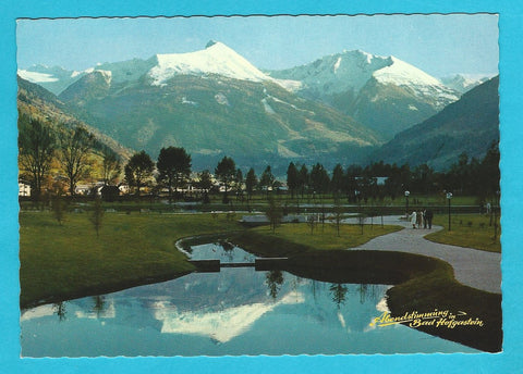 AK Abendstimmung in Bad Hofgastein.