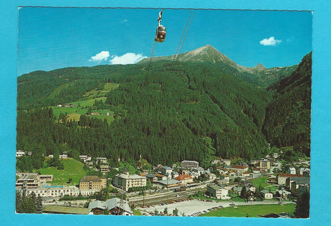AK Badgastein. Stubnerkogel-Bahn und Bahnhofsviertel.