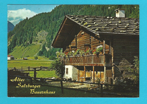 AK Altes Salzburger Bauernhaus im Gasteinertal.