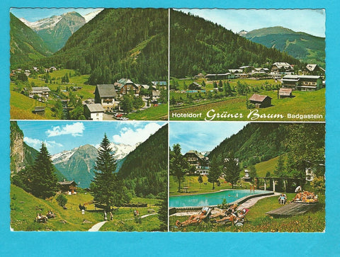 AK Badgastein. Hoteldorf Grüner Baum.