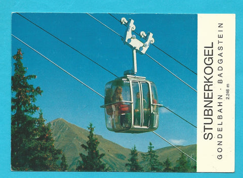 AK Badgastein. Stubnerkogel Gondelbahn.