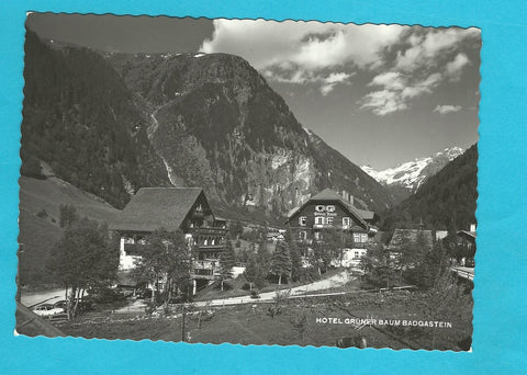 AK Badgastein. Hotel Grüner Baum.