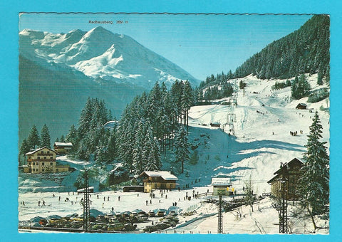 AK Badgastein. Übungswiese bei der Talstation der Stubnerkogel-Gondelbahn.