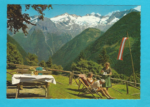 AK Badgastein.  Alpengasthof Poserhöhe.