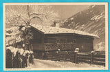 AK Gastein, Bauernhaus im Winter.