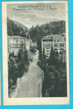 AK Badgastein. Wasserfall m. Hotel Straubinger u. Austria.