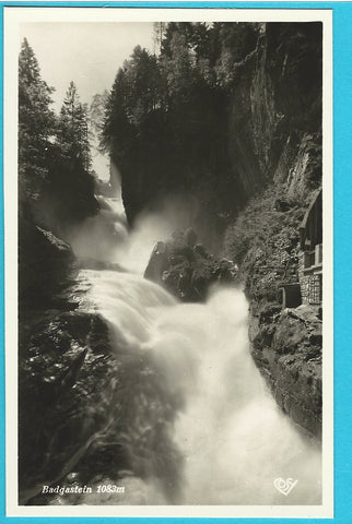 AK Badgastein. Mittlerer Wasserfall.
