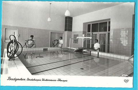AK Badgastein. Badehospiz. Unterwasser-Therapie.