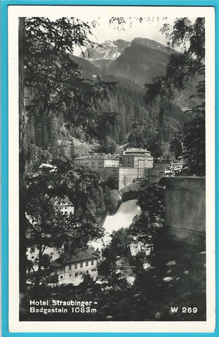 AK Badgastein. Hotel Straubinger.