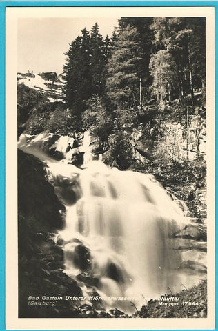 AK Bad Gastein. Unterer Hiörkarwasserfall.