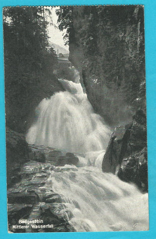 AK Badgastein. Mittlerer Wasserfall. (1927)